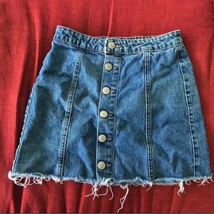 Aeropostale denim skirt size 00